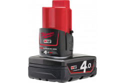 Milwaukee M12B4 REDLITHIUM-ION akkumulátor 12 V, 4,0 Ah
4932430065
Milwaukee M12B4 REDLITHIUM-ION akkumulátor 12 V, 4,0 Ah Milwaukee M12B4 REDLITHIUM-ION akkumulátor 12 V, 4,0 Ah
4932430065
Milwaukee M12B4 REDLITHIUM-ION akkumulátor 12 V, 4,0 Ah
