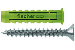 Fischer SX 6 S/10 műanyag dűbel csavarral GREEN
524866
Fischer SX 6 S/10 műanyag dűbel csavarral GREEN
524866