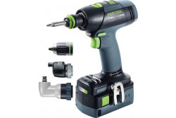 Festool Akkus fúró-csavarbehajtó, T 18+3 Li 5,2-Set
574758
Festool Akkus fúró-csavarbehajtó, T 18+3 Li 5,2-Set
574758